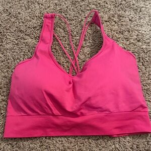 Women's NVGTN Pink Sports Bra